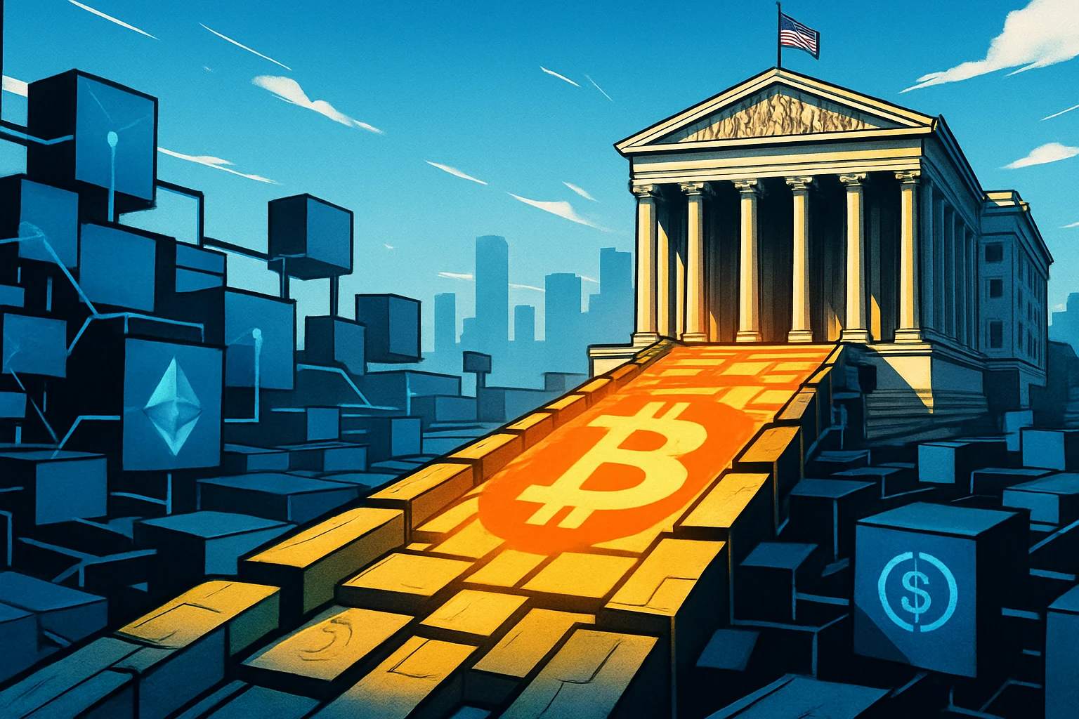 La CFTC de EE. UU. anunció la liberación de BTC, ETH y USDC como margen y garantía para contratos de derivados