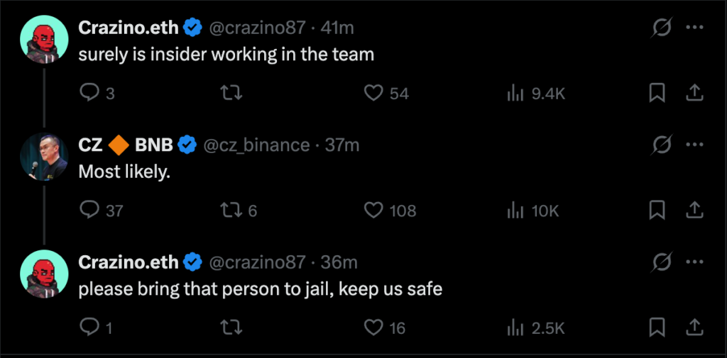 CZ: la billetera Trust Wallet compensará a los usuarios por las pérdidas de activos; el monto del robo alcanza los 7 millones de dólares estadounidenses