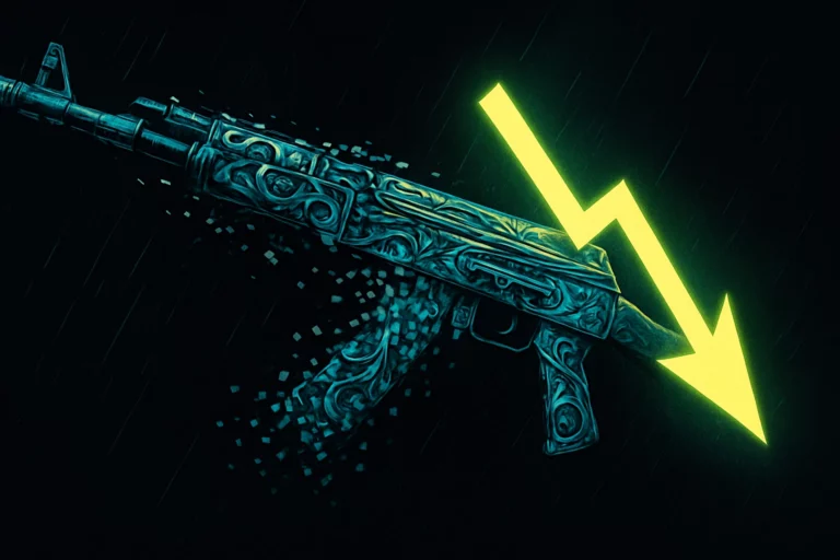 ¿Cinco rojos por un oro? El mercado de skins colapsó después de la actualización de 